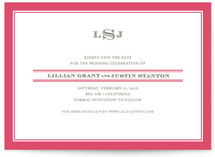 Classic Prep Save the Date Cards