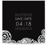 Contemporary Chic Save the Date Cards
