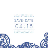 Contemporary Chic Save the Date Cards, by guess what?