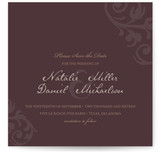 Elegant Flourish Save the Date Cards