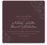 Elegant Flourish Save the Date Cards