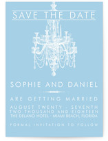Chandelier Save the Date Cards