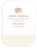 Coral Save the Date Cards