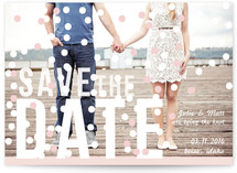 Sprinkled Save the Date Cards