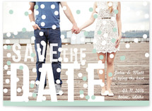 Sprinkled Save the Date Cards