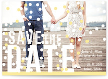 Sprinkled Save the Date Cards