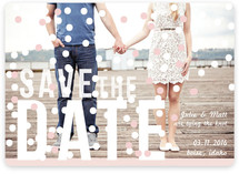 Sprinkled Save the Date Cards