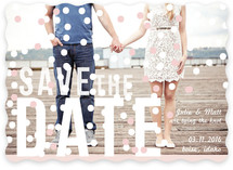 Sprinkled Save the Date Cards