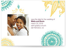 Joyful Lovebirds Save the Date Cards