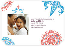 Joyful Lovebirds Save the Date Cards
