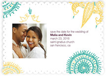 Joyful Lovebirds Save the Date Cards