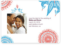 Joyful Lovebirds Save the Date Cards