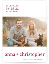 float + celebrate Save the Date Cards