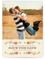 Floral Frame Save the Date Cards