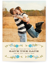 Floral Frame Save the Date Cards