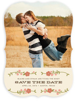 Floral Frame Save the Date Cards