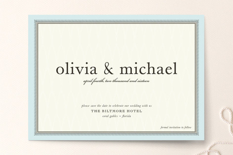 float + framed Save the Date Cards