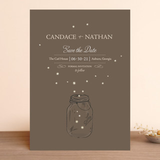 fireflies Save the Date Cards