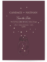 fireflies Save the Date Cards