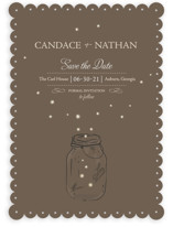 fireflies Save the Date Cards