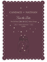fireflies Save the Date Cards
