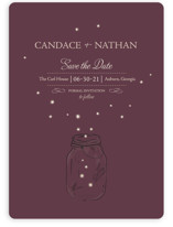 fireflies Save the Date Cards