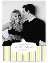 Festive Stripes Save the Date Cards