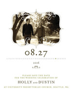 Ornate Frame Save the Date Cards, by Helena Seo Design