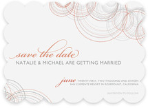 Intricate Save the Date Cards