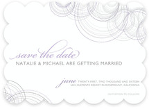 Intricate Save the Date Cards