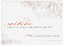 Intricate Save the Date Cards