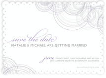 Intricate Save the Date Cards