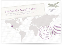 A Faraway Destination Save the Date Cards