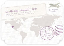 A Faraway Destination Save the Date Cards