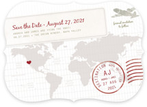 A Faraway Destination Save the Date Cards