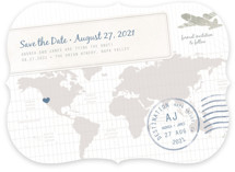 A Faraway Destination Save the Date Cards