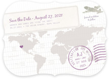 A Faraway Destination Save the Date Cards