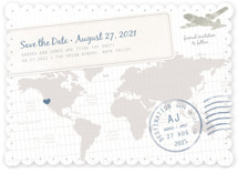 A Faraway Destination Save the Date Cards