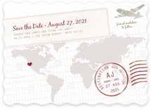A Faraway Destination Save the Date Cards