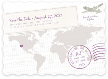A Faraway Destination Save the Date Cards