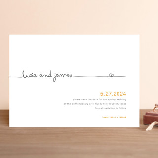 The Happy Couple Save the Date Cards