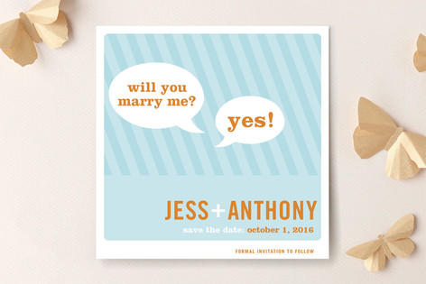 Smart Conversation Save the Date Cards