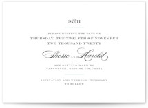 Charming Go Lightly Save the Date Cards
