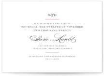 Charming Go Lightly Save the Date Cards