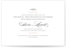 Charming Go Lightly Save the Date Cards