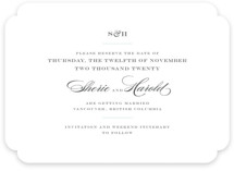 Charming Go Lightly Save the Date Cards