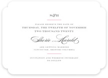 Charming Go Lightly Save the Date Cards