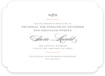 Charming Go Lightly Save the Date Cards
