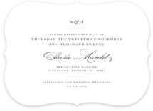 Charming Go Lightly Save the Date Cards