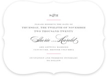 Charming Go Lightly Save the Date Cards